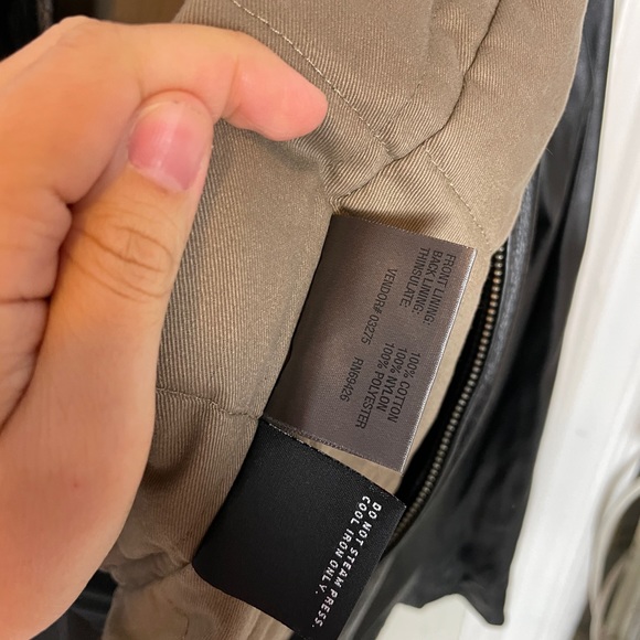 Wilsons Leather Thinsulate lining leather jacket vest 2in1 black mens 2XLT - Picture 9 of 16